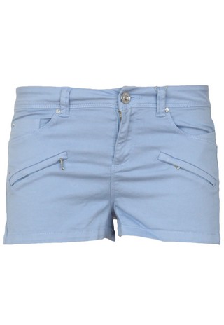 PANTALONI SCURTI BERSHKA FLIES BLUE