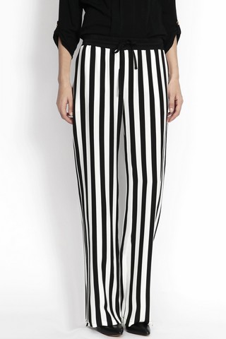 Pantaloni NISSA P6182 de dama multicolor