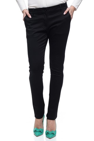 Pantaloni casual de dama YEPME conici negru