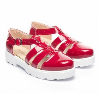Pantofi Casual Mikono Rosii