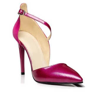 Pantofi Stiletto Crisa Ciclam