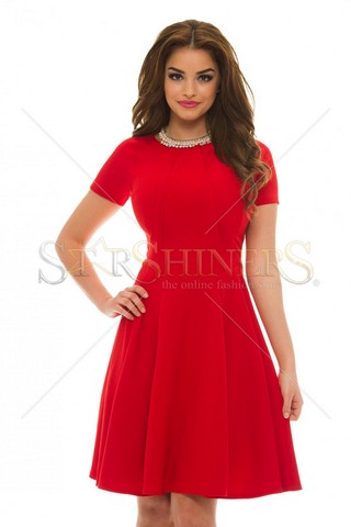 Rochie Artista Flared Girl Red