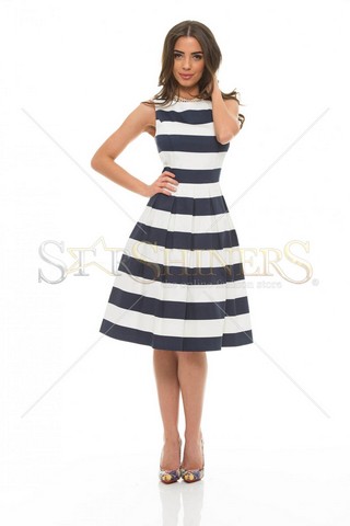 Rochie Classic Lines White