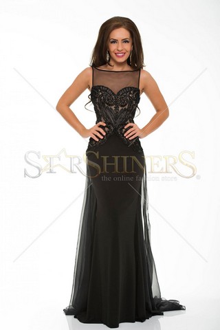 Rochie Sherri Hill 32142 Black