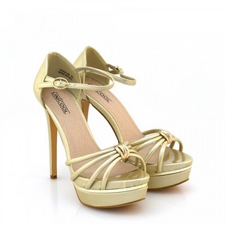 Sandale dama Onix aurii