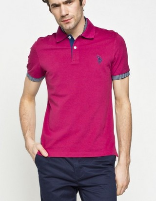 Tricou Polo Barbati U.S. Polo Rosu 4951-POM026