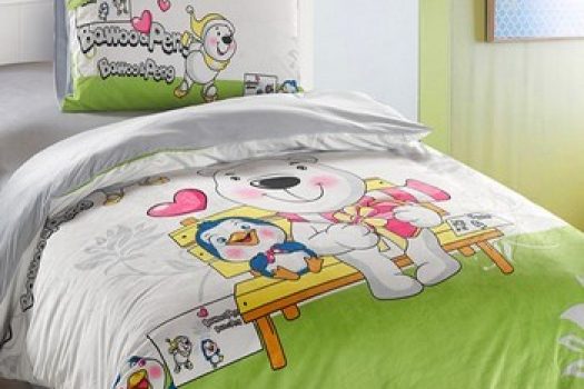 Lenjerii de pat pentru copii, modele online ieftine cu printese si desene