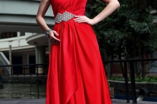 Rochii rosii de ocazie scurte si lungi, modele deosebite pentru nunta, botez, cununie civila!