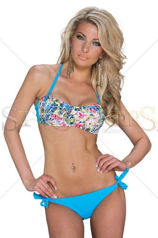 Costum De Baie Beautiful Sunset Blue