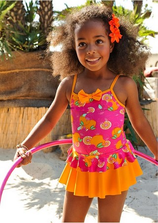 Costum de baie cu citrice
