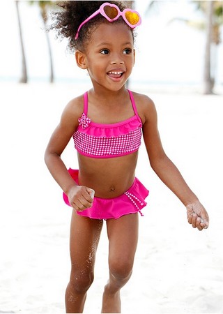 Costum de baie roz