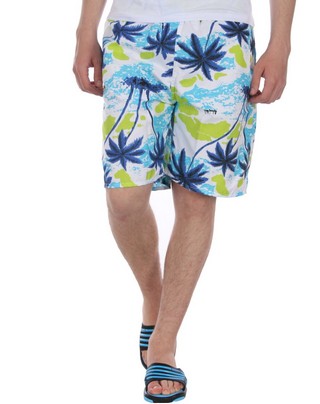 Pantaloni scurti cu palmieri
