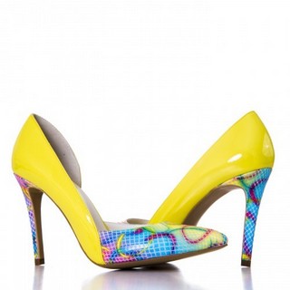 Pantofi De Dama CONDUR by alexandru cu imprimeu multicolor