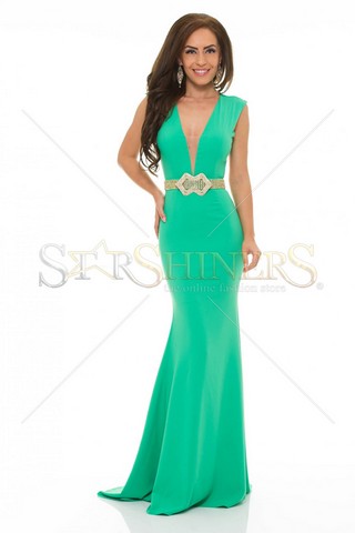 Rochie LaDonna First Ceremony Green