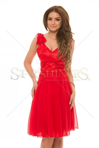 Rochie LaDonna Wisely Shape Red