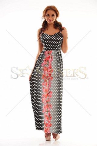 Rochie MissQ Iconic Flower Black