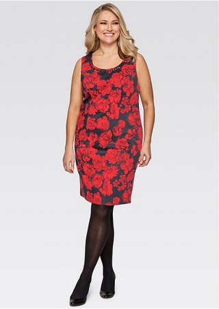 Rochie etui rosie