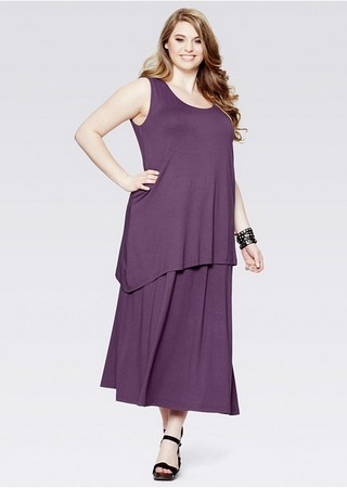 Rochie maxi mov