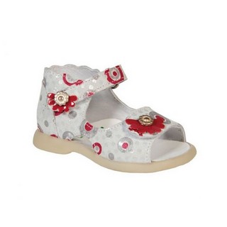 Sandale JUGEOTE LUCKY CHERRY alb rosu