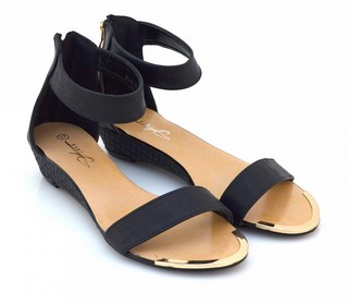 Sandale dama Scarlet negre