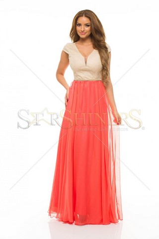 Rochie LaDonna Admirable Treat Coral