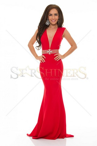 Rochie LaDonna First Ceremony Red - fata