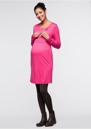 Rochie pentru gravide roz