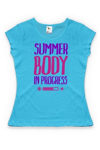 Tricou femei Body in progress
