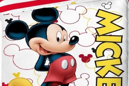 Lenjerii de pat pentru copii cu Minnie si Mickey Mouse, Angry Birds, Frozen si Minions
