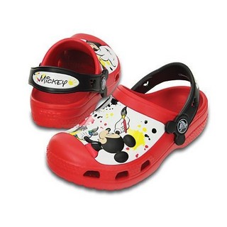 Crocs MICKEY PAINT SPLATTER Red