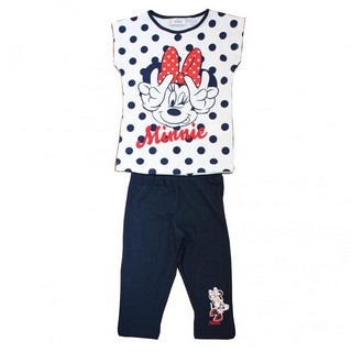 Pijama cu maneci scurte Disney Minnie Mouse Bleumarin