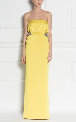 Rochie de seara NISSA RS6737-7 Galben