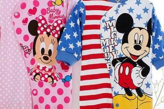 Pijamale copii din bumbac pentru un somn linistit ߩ modele cu Minnie si Mickey, Spiderman si Doctorita Plusica