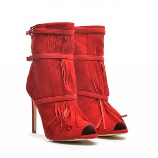 Botine Alexa Rosii