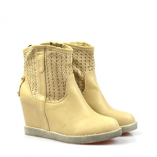 Botine dama beige Reggine
