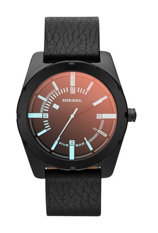 Diesel Mens Good Company Leather Strap Watch