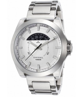 Diesel Stainless Steel Silver-Tone Dial