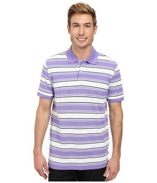IZOD Short Sleeve Autostripe Pique Polo
