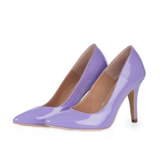 PANTOFI STILETTO MOV DIN PIELE LACUITA