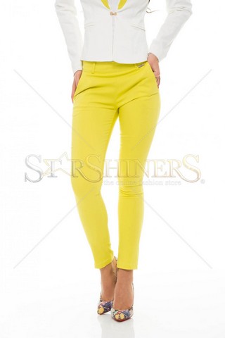 Pantaloni PrettyGirl Taking Yellow
