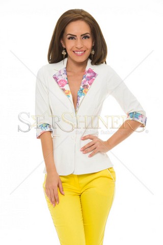 Sacou Artista Flowered Bead Nude