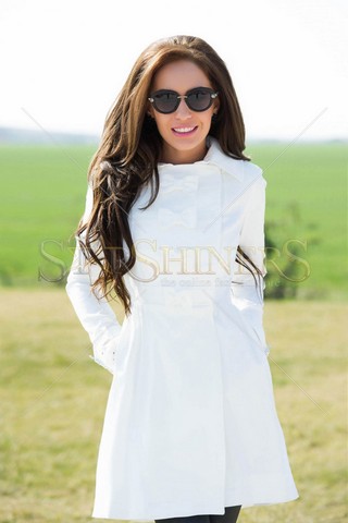 Trench Artista Aligned Bows White