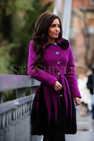 Palton LaDonna Heart Warming Purple