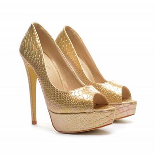 Pantofi Miona Aurii