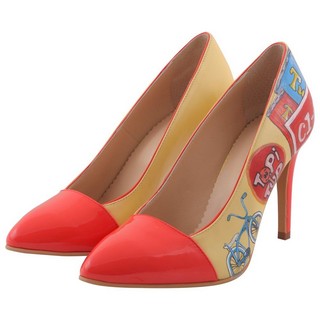 Pantofi Multicolor de dama Hotstepper Retro Electro