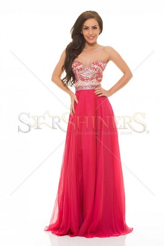 Rochie Sherri Hill 1942 Coral