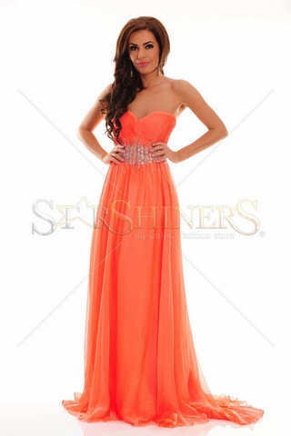 Rochie Sherri Hill 3909 Orange