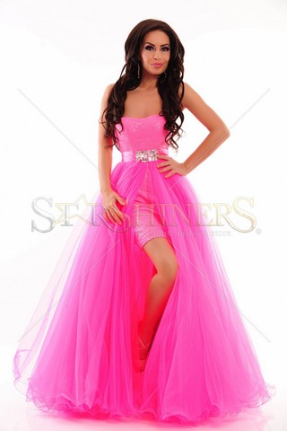 Rochie Sherri Hill Sparkling Treasure Pink