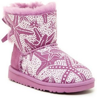 UGG Mini Bailey Bow Genuine Sheepskin Lined Starfish Boot