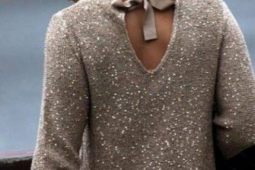 Pulovere de dama cu paiete pentru tinute elegante din sezonul rece